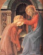 Fra Filippo Lippi Details of The Coronation of the Virgin painting